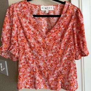 Hiatus Women's Floral Blouse